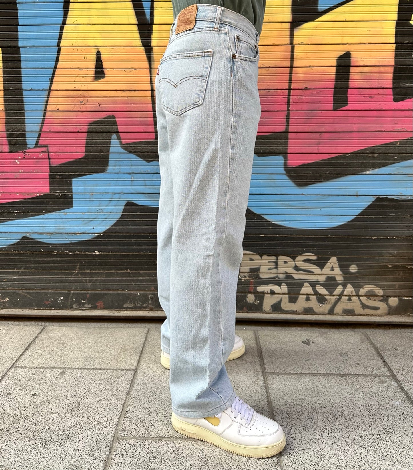 Vintage Levi’s 501 Light Wash Jeans 34x34 1990s Made in USA