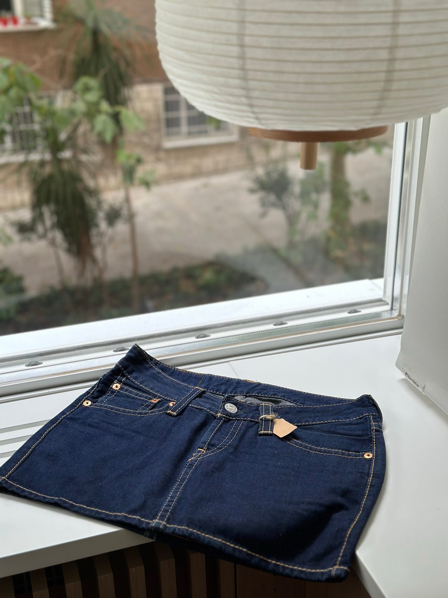 Vintage Y2K Levi's 955 Denim Skirt Front