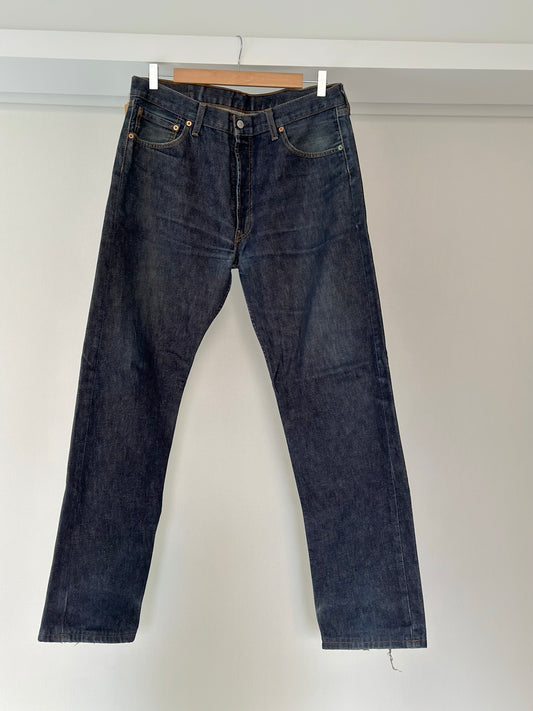 Vintage Y2K Levi's 501 Dark Wash Jeans - Size 36x36