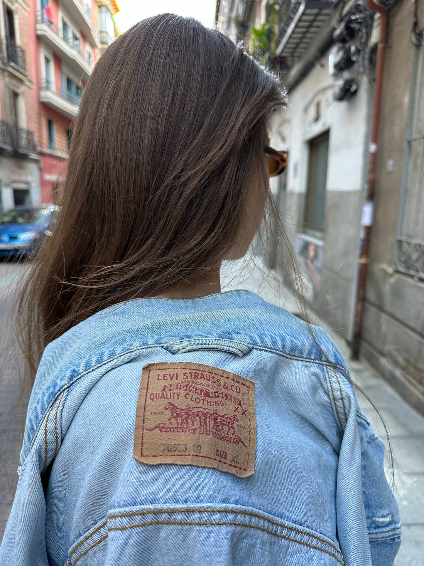 Vintage Levi's Trucker Jacket 70503 02 XL Early 1990s Red Tab