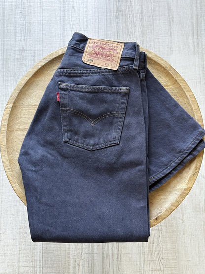 Vintage Levi's Vaqueros 501 Azul Oscuro 29x34 Años 90 Hecho en España Etiqueta Roja